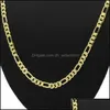 Chaînes 14K Jaune Véritable Or Massif 8Mm Italien Lien Chaîne Collier 24 Pouces Drop Delivery 2022 Bijoux Colliers Pendentifs Dhh14 Dh2Gh