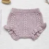 Shorts 2023 Spring Autumn Toddler Baby Boys Girls Bread Infant Solid Color Pants Princess Knitting Clothes 230628