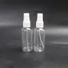 Flacone spray in plastica trasparente Flaconi per profumo da 60 ml Dispenser per contenitori cosmetici portatili 2OZ con atomizzatore a nebbia fine Ehvqw