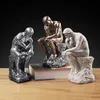 Decorative Objects Figurines Nordic Great Thinker Statue Resin Sculpture Figurine Office Home Decoration Desktop Decor Handmade Craft Modern Art 230628