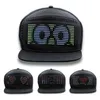 Party Hoeden Mobiele Telefoon APP Controle Lichtgevende Cap LED Katoen Baseball Cap Mannen Vrouwen Hip Hop Vader Mesh Hoed Voor Nachtclub Dance Party Gift 230627