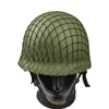 Capacetes táticos Capacete de aço de dupla camada Riot II Guerra Mundial US Militar Original Capa de malha tática Ventiladores CS Equipamento de campo Capacete protetor de cabeça de filme HKD230628