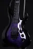 Custom E II FRX FM Reindeer Blue Purple Flame Maple TopЭлектрогитара Китай EMG Pickups 9V Battery Box