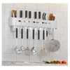 Étagères à vaisselle Accessoires de cuisine Organisateur Support de poinçonnage gratuit Porte-couteau Ménage Multifonctionnel Étagère de rangement murale 230628