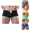 Underpants Swimming Pants For Men Patchwork Sexy Underwear Mens Spandex Sports Running Swim Shorts Pant Brief W0328