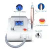 CE-godkänd bärbar Picosecond laserskönhetsmaskin för fräknepigment Borttagning av tatueringar Pico-utrustning Kolpeel Q Switched Nd Yag 1064nm 532nm 1320nm