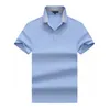 Tasarımcı Polo Gömlek Erkekler Üstü Pamuk Klasik Fit İş Çalışıyor Açık Pamuk Kısa Kollu Top Nefes Alma Tee M XXXL Sportswears Yüksek kaliteli erkek moda gömlek