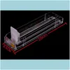 Accessoires Roken Huishoudelijke Diversen Huis Tuin Sigaret Display Pusher Case Tabak Stand Rack Pushers Houder Divider Voor Marke Dhnvd