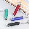 Multifonction Portable Mini lampe de poche LED porte-clés en aluminium lumière UV détecteur de monnaie lampe porte-clés torche avec batterie