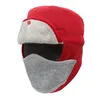 Berets Outfly Trendy Winter Pilot Hat With Earmuffs Waterproof And Mask Integrated Windproof Ski Thickened Couple