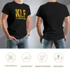 Polos masculinos Klf camisetas engraçadas roupas vintage roupas brancas lisas camisas masculinas