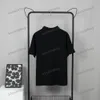 xinxinbuy Men designer Tee t shirt 23ss Leather label pocket polo short sleeve cotton women yellow black white XS-2XL