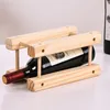 Racks de vinho de mesa em madeira maciça para uso doméstico, suporte para vinho clássico, montagem em madeira, suporte para armazenamento de garrafas de vinho, prateleira de exibição, suporte para bebidas 230627