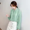 Damskie bluzki pastelowe szyfonowe damskie bluzki i eleganckie damskie ubrania damska koszula Blusas Kimono Office Bluzka Tunik Ropa Mujer