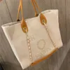 Sac de plage en toile à la main de luxe pour femmes Fourre-tout Sacs à main Classique Grands sacs à dos Capacité Petite chaîne Packs Big Crossbody 5TJS sortie d'usine 55% de réduction sur la vente PWRI