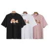 T-Shirt Correct Palmangel Beheaded Bear High Collar Street Round Neck All-Match