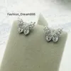 mode papillon en argent dernières tendances conçues bijoux fins boucles d'oreilles mignonnes grandes nouvelles boucles d'oreilles papillon