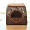 Cat Beds Furniture Foldable Small Dogs Bed for Crate Puppy Sleeping Mat Pad Pet Supplies All Season General Soft Warm Closed Type House 230628