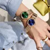 Mode pleine marque montre-bracelet femmes dames diamant Designer Style luxe avec Logo acier métal bande Quartz horloge Di46