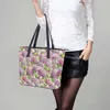 Sacs de soirée hortensia Floral sacs à main rose lavande imprimé PU cuir sac à bandoulière dames plage fourre-tout poignée loisirs main