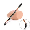 Makeup Tools 1 Pc Dubbele Kop Wenkbrauw Borstel Zijdig Blending Eye Platte Schuine Make Up Kwasten Kam Beëindigd 230627