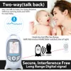 Babyphone Camera Bebe Baby Monitor Video Nanny Radio Wireless Babysitter Two Way Talk Night Vision Temperatur med 8 Lullaby L230619