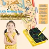 Tassen 9.5 inch LCD Pencil Box Writing Tablet Children's Trapport Board Wisbaar herbruikbare tekentabletten cadeau voor jongensmeisjes