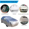 Kayme Full Car Covers Stofdicht Outdoor Indoor UV Sneeuwbestendig Zonbescherming polyester Hoes universeel voor SUV Toyota BMW VHKD230629