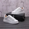 New Trendy Mens Designer Small White Shoes Korean Version Thick Sole Sports Casual Shoes Breathable Board Shoes 1AA2