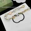 Bracelet en laiton pour fille, 32% de réduction, petite perle fraîche, douce et mignonne, Simple, alphabet anglais, Double fleur, maison ancienne, bijoux