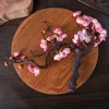Decorative Flowers Plum Blossoms Artificial Silk Flower For Home Table Living Room Decor Diy Wedding Christmas Party Decoration Scrapbooking