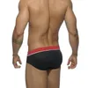 Mannen Badmode Sexy Heren Zomer Strand Pouch Pad Zwembroek Lage Taille Bikini Slips Mannelijke Polyester Sneldrogende Sport surf Badpak 230627