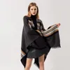 Scarves Arrival Winter Women Cashmere Ponchos And Capes Female Fashion Pashmina Ladies Knit Shawl Cape Blanket Stoles