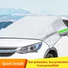 Coperture auto anteriore neve gelo copertura parabrezza parasole protezione esterna impermeabile inverno anti ghiaccio auto automobileHKD230628
