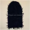 Berets Clava Died Knitted Fl Face Ski Mask Shiesty Camouflage Knit Fuzzy Drop Delivery Fashion Accessories Hats Scarves Gloves Caps Otfkh