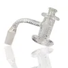 Mélangeur entièrement soudé Banger à quartz avec bouchon de carburateur Spinner automatique Terp Slurper Full Weld Bangers sans soudure Nail Sable gravé pour bangs Hookahs Bubbler Dab Rigs