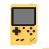 Lecteurs de jeux portables Console vidéo portable 400 en 1 Design rétro 8 bits avec écran LCD couleur 3 pouces et 400 jeux classiques - Prend en charge deux A Dhmzd