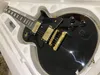 Cabos novos lp preto star star guitarra personalizada metal de metal de guitarra de ouro de ouro, guitarra de obra de ébano