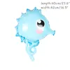 Other Event Party Supplies 43Pcs Foil Number Ballons Under Sea Ocean World Animals Balloons Set 1st Boy Girl Happy Birthday Decor One Year Old Baby Shower 230628