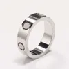 Designer charm Fashion and high-quality polished jewelry classic titanium steel ring from Carter personalized trendy hand