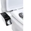 Badaccessoireset Bidetbevestiging Slanke toiletbril Koud dubbel mondstuk Spiraal Instelbare waterdruk Niet-elektrische stompsproeier met slang 230628