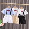 Ensembles de vêtements 2023 Boy For Girl's Summer 2 PCS Set T-shirt Dress