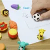 Eraser 100pcs Mignon Animal Prayer Erasers For Kids Birthday Party Favor Favor Student Prixery Stationery Treasure Box Pinata Filler