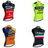 Cycling Jackets ANDRONI Cycling Team Jersey Men MTB ITALIA Bike Windbreaker Vest Ropa Ciclismo Sleeveless Bicycl Maillot Tshirt 230627