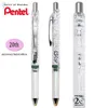Pens Japan Pentel 20th Anniversary Limited QuickDrying Gel Pen Modelo Comemorativo Bln75 Stick Transparente 0,5mm Pushin Black Repa
