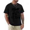 Mens Polos han är brudgummen - Bachelor Party /B höger t -shirt Skjortor Grafiska tees Edition T -shirt tee tshirts för män