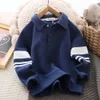 T shirts Children Clothing Korean Style 2023 Autumn Spring Boys Casual Long Sleeve Sweatshirts T shirt Kids Pullover Polo Neck Tops 230627