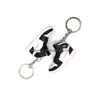 Keychains Lanyards Mtistyle Fashion Märke 3D -skor Trendiga sneakers Key Chain Mini Sports Keychain Bag Pendant Accessories Drop Deli Dhlze