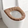 Toilet Seat Covers 3 Pcs Cover Warmer Universal Pads Bumpers Lid Stretchable Washable Cushion