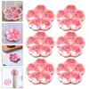 Dinnerware Sets 6 Pcs Pink Utensils Restaurant Chopstick Holder Ceramic Chopsticks Home Rack Ceramics Kitchen Supplies Desktop Fork